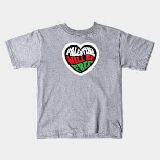 Palestine Will be Free Kids T-Shirt